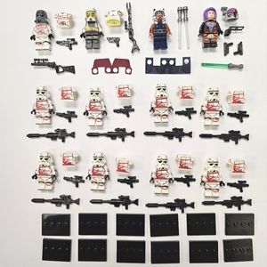 Lot of 12 Lego Compatible Star Wars Ahsoka Minifigures